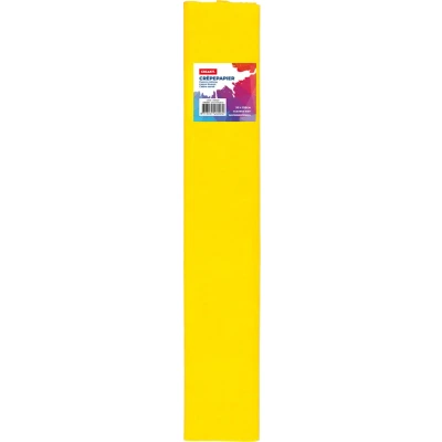 Afbeelding van CREAKIT Crêpepapier 50 x 250 cm Knutselen voor Kinderen en Volwassenen Knutselpapier Gekleurd Tekenpapier Vloeipapier Crepe Papier Geel