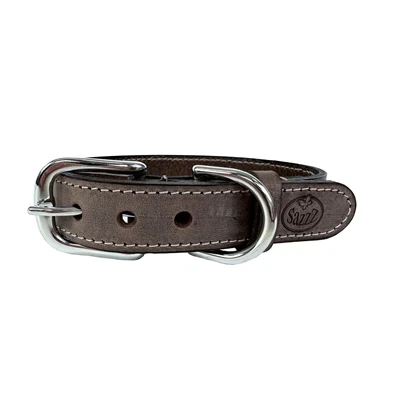 Afbeelding van Sazzz Halsband Hond Nomad Vintage Leer Bruin 32 39X2 CM