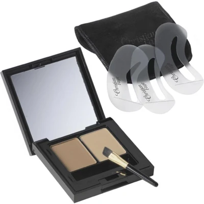 Afbeelding van Christian Faye Wenkbrauwpoeder Duo Kit brown 3gr Haibu by Kapperskorting.com