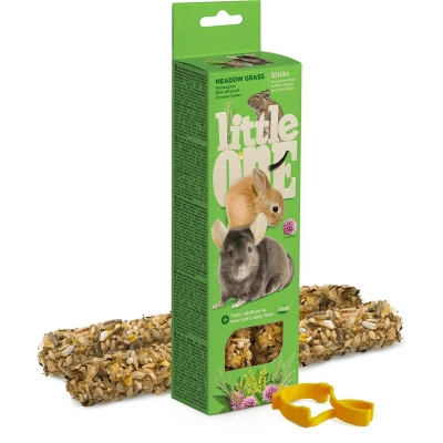 Afbeelding van Little One Knabbelsticks Voor Cavia Konijnen Degoes Chinchilla Weidegras Knaagdiersnack 150 g