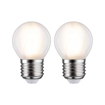 Afbeelding van Paulmann 28639 LED lamp Energielabel F (A G) E27 5 W Warmwit (Ø x h) 45 mm 78 2 stuk(s)