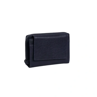 Afbeelding van The Chesterfield Brand Leren Portemonnee Navy Hanoi