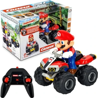 Image de Voiture radio commandée Carrera Mario Quad