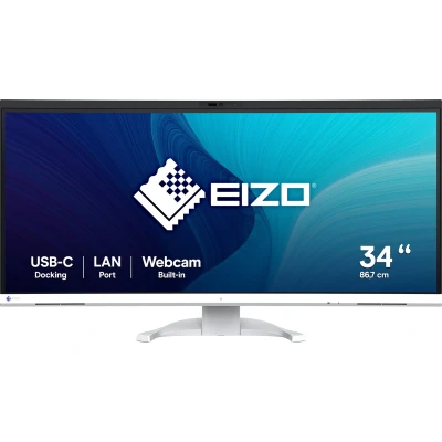 Afbeelding van EIZO FlexScan EV3450XC WT LED display 86,6 cm (34.1&quot;) 3440 x 1440 Pixels UltraWide Quad HD Wit