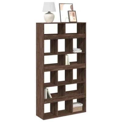 Afbeelding van vidaXL Boekenkast 100x33x187,5 cm bewerkt hout bruin eikenkleurig