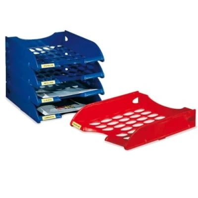 Afbeelding van Fellowes E040ROS brievenbakje Kunststof Rood