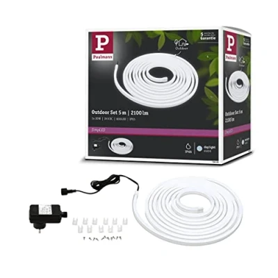 Afbeelding van Paulmann SimpLED Outdoor Stripe 78908 LED strip complete set Met connector (male) 24 V 5 m Daglichtwit 1 stuk(s)