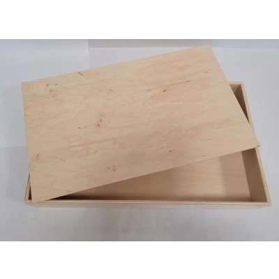Afbeelding van Alexander Toys Houten speelbak met deksel (50x30x7 cm)
