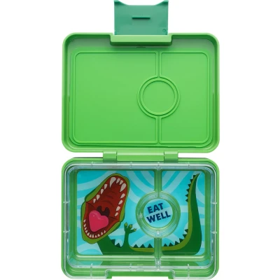 Afbeelding van Yumbox Snack Jurassic Green Dinosaur Tray (3 vakken)