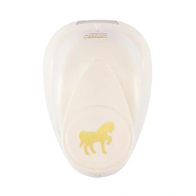 Afbeelding van Vaessen Creative Papieren perforator paard 1,2 x 1,3 cm cirkelsnijder voor knutselen en kaarten maken