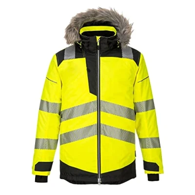 Afbeelding van Portwest PW369YBRL Parka jas geel/zwart, maat L, Geel/Zwart