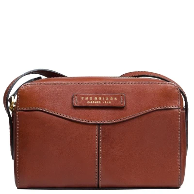 Afbeelding van THE BRIDGE Schoudertas Gloria Camera Case Marrone 14 / Oro Bruine
