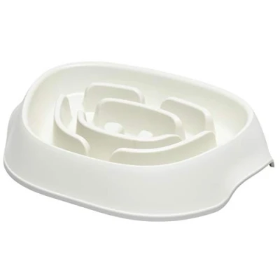 Afbeelding van Moderna plastic hondeneetbak Slomo 950 ml soft wit Gebr. de Boon