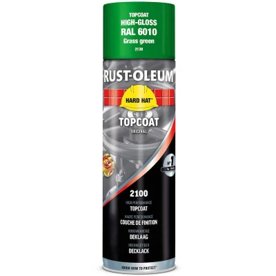 Afbeelding van Rust Oleum 2100 Hard Hat 500ml Spray RAL 6010 HG