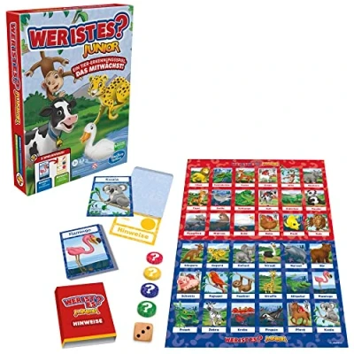 Afbeelding van Wie is het? Bordspel, raadspel voor kinderen, ontdek het mysterieuze gezicht, familiespel, bordspel kinderen 2 spelers vanaf 6 jaar, kinderspeelgoed