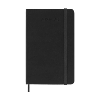 Image de Agenda civil Moleskine 18 mois Semainier Format Poche Dur Noir