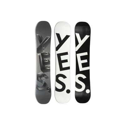 Afbeelding van Yes Basic Snowboard 23/24 Zwart, Wit 155