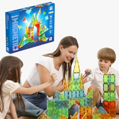 Afbeelding van Geomag Magnetische tegels edelstenen 100