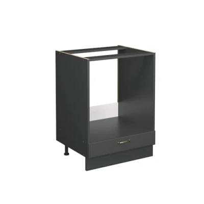 Afbeelding van Vicco Fame Line Fornuiskast 60 cm antraciet goud zonder werkblad