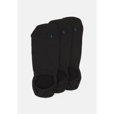 Afbeelding van FALKE Cool Kick Bundle 3 Pack anatomische pluche zool functioneel garen footies unisex zwart Maat 35 36