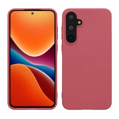 Afbeelding van kwmobile telefoonhoesje geschikt voor Samsung Galaxy A55 5G Hoesje smartphone Back cover in donkerroze