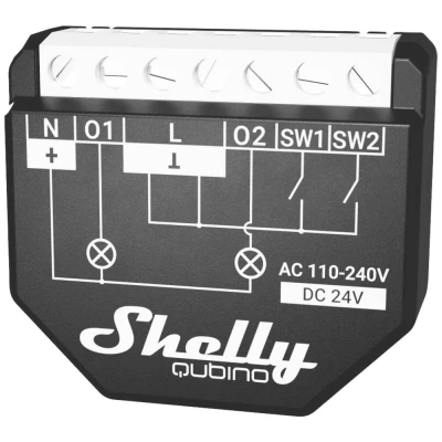 Afbeelding van Shelly Wave 2PM Schakelactor Z Wave, Wave+