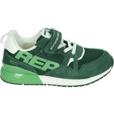 Afbeelding van Replay Sneakers laag voor kinderen, Maat: 31, green Leer en textiel
