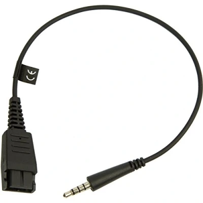 Image de Jabra cable for speaker 410 and 510 link straight jack 3.5 mm to q, 8800 00 99 (link q)
