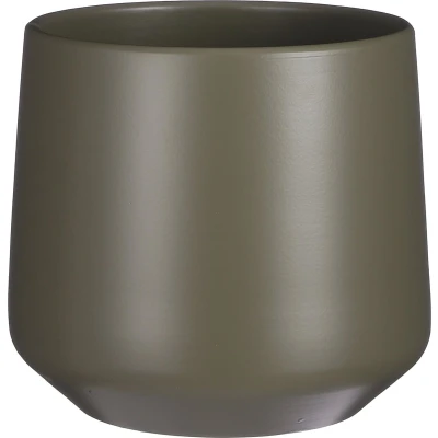 Afbeelding van Mica Decorations Amber Bloempot 23x23x21 cm Keramiek Groen