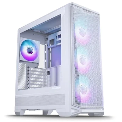 Afbeelding van Phanteks Eclipse G400A (E ATX, Mini ITX, mATX, ATX), PC behuizing, Wit