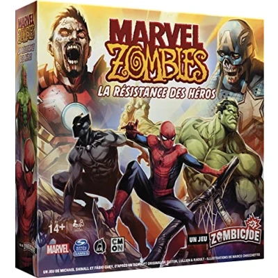 Afbeelding van Asmodee Cmon Marvel Zombies: de weerstand van helden een zombicide spel gezelschapsspellen speelfiguren coöperatief voor volwassenen en kinderen vanaf 14 jaar Franse versie