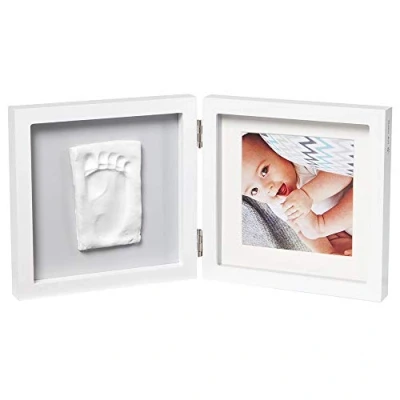Image de Baby Art Cadre à empreinte My Style Blanc et gris