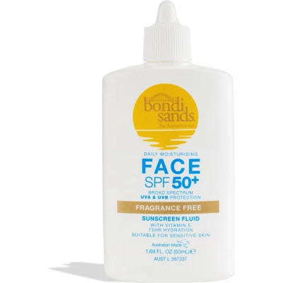 Afbeelding van Bondi Sands Sunscreen Face Fluid SPF 50+ F/F 50ml