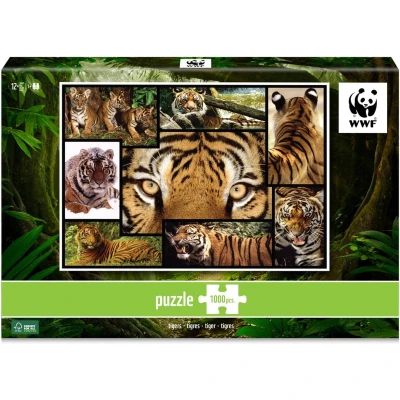 Afbeelding van WWF puzzel tijger 1000 stukjes