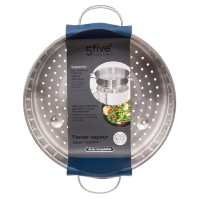 Afbeelding van 5five stoommand d28cm roestvrij staal