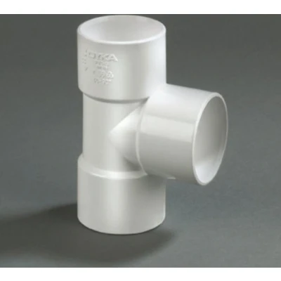 Afbeelding van PVC T stuk 90 graden wit, 32 mm (3 x