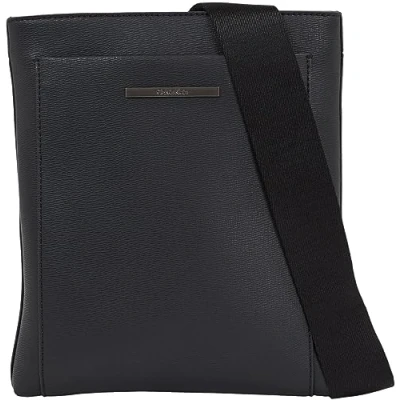 Afbeelding van Calvin Klein Flatpack Unisex Schoudertas, Maat: One Size, Black