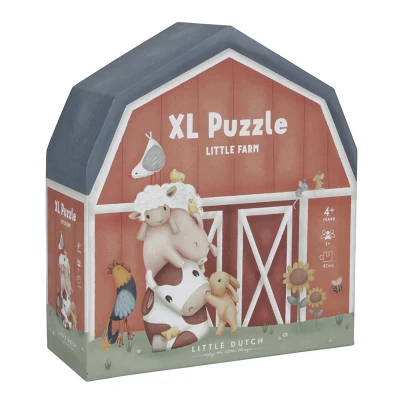 Afbeelding van little dutch vloerpuzzel farm 42st