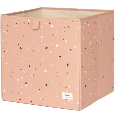 Afbeelding van 3 Sprouts Opbergdoos Terrazzo Roze