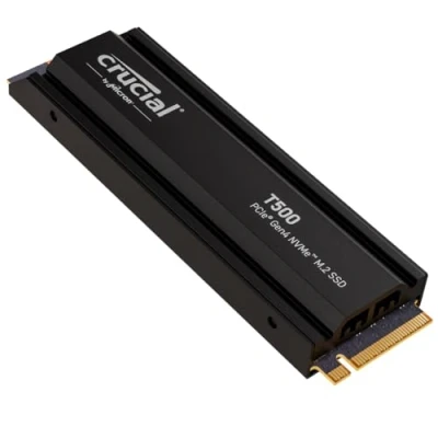 Image de Crucial T500 SSD 1 To interne PCIe 4.0 (NVMe) dissipateur de chaleur intégré