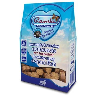 Afbeelding van Renske Gezonde Beloning Hartjes Vis 150 GR