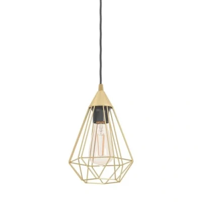 Afbeelding van EGLO Tarbes Hanglamp E27 Ø 17,5 cm Geelkoper