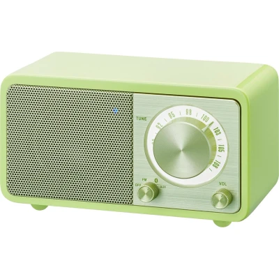 Afbeelding van Sangean Wr 7 Houten Cabinet Radio Groen