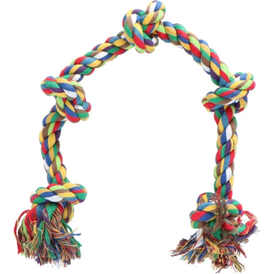 Afbeelding van Beeztees Flossytoy gekleurd 5 knop 1KG