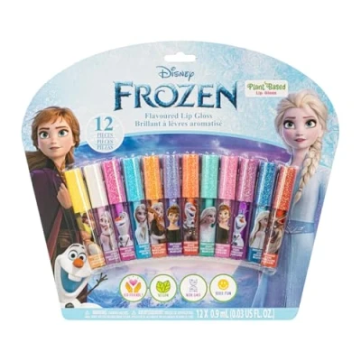 Afbeelding van Disney heeft 12 sets plantaardige lippenstiften ingevroren, favorieten voor meisjesfeesten, het eerste make upkostuum meisjes, zeer geschikt feestjes, dutjes en cadeaus