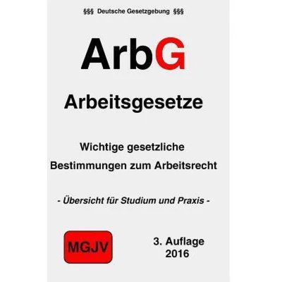 Afbeelding van ArbG Arbeitsgesetze