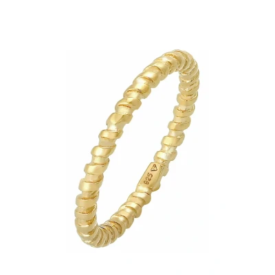 Afbeelding van Elli Ring goldcoloured, Dames, Maat: 58, Gold/coloured