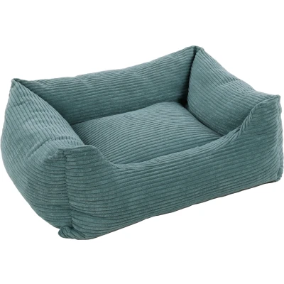 Afbeelding van Flamingo Velluto Mand Honden Rechthoekig+rits Blauw 80x67x22cm 1st 138874
