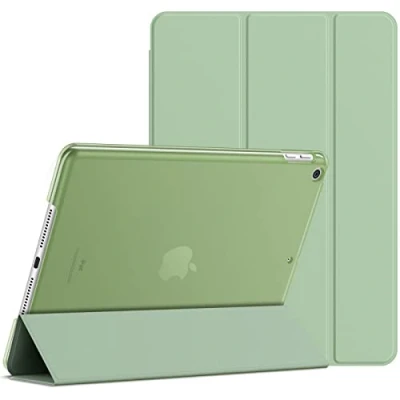 Afbeelding van JETech Beschermhoes voor iPad (9,7 inch, model 2017/2018, 5e en 6e generatie), hoes met automatische sluimerfunctie Matcha Groen