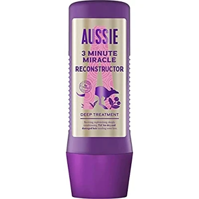 Afbeelding van Aussie Haarmasker 3 Minute Miracle Reconstructor Intensieve Vegan Haarverzorging 225 ml